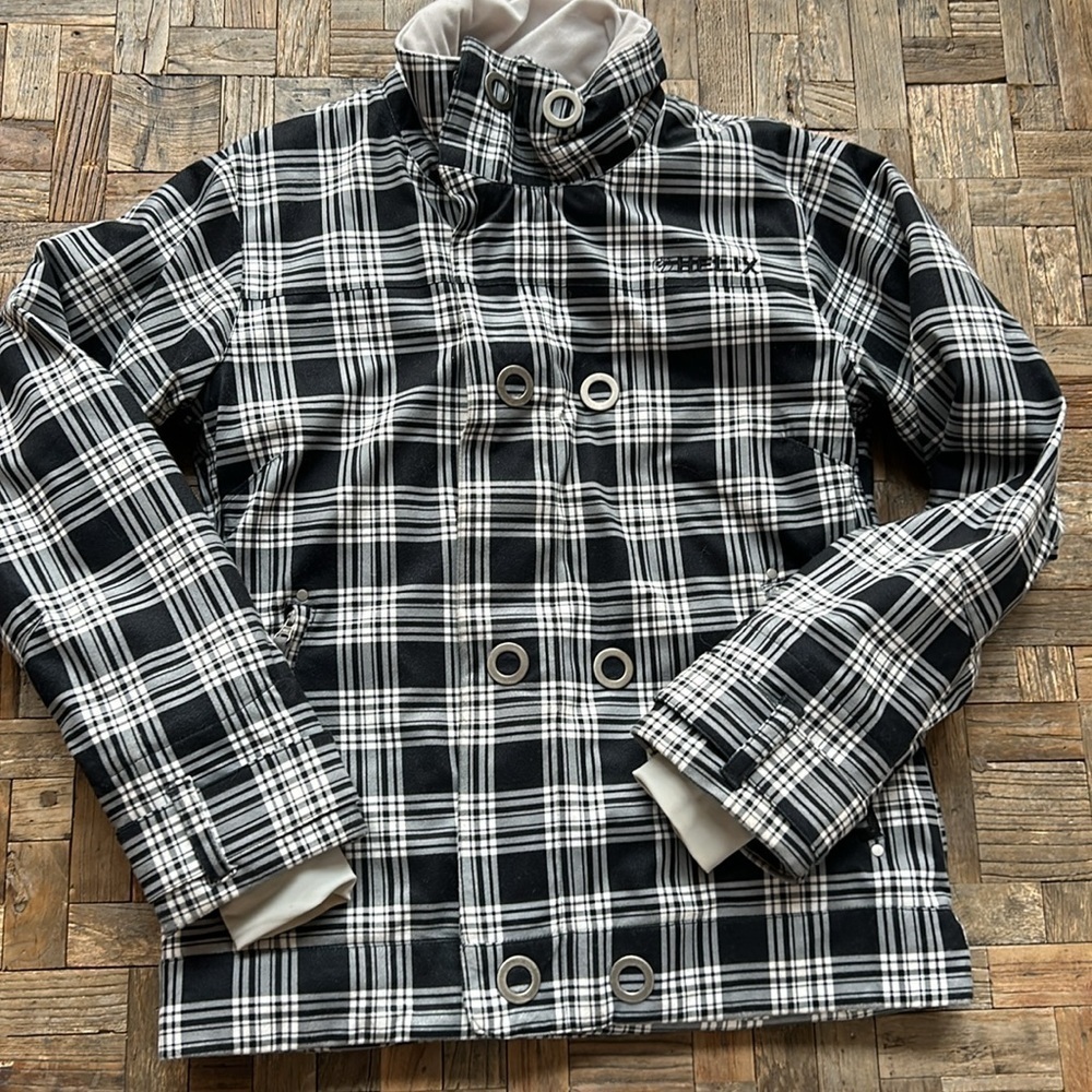 Helix Women’s Snowboard Plaid Jacket Small